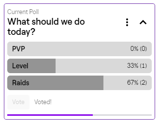 Conduct polls in Twitch