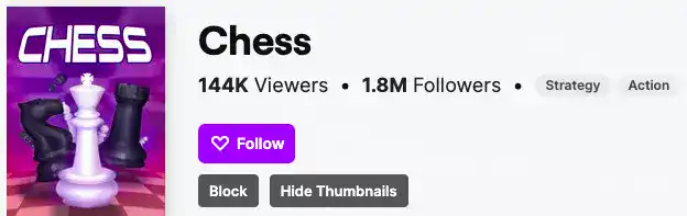 Chess Logo in Twitch