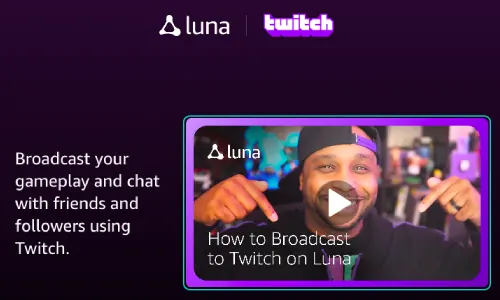 Luna and Twitch compatibility description 